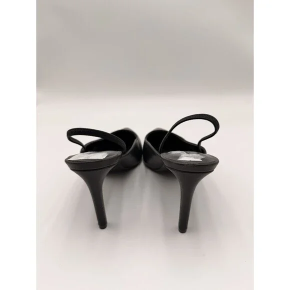 Karl Lagerfeld Grier 89MM Stiletto Heel Slingback Pumps Size 10M - Picture 4 of 6